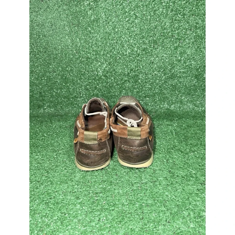 Clarks Mens Size 8.5 Noonan Lace Brown Deck Boat Shoes Casual Comfort Sneakers
